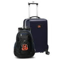 thumbnail image 1 of MOJO Navy Cincinnati Bengals 2-Piece Backpack & Carry-On Set, 1 of 1