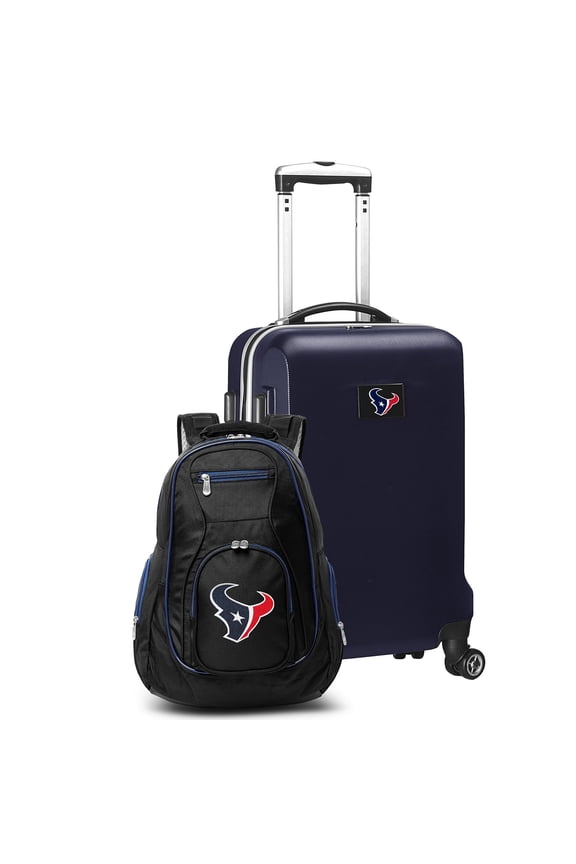 MOJO Navy Houston Texans 2-Piece Backpack & Carry-On Set