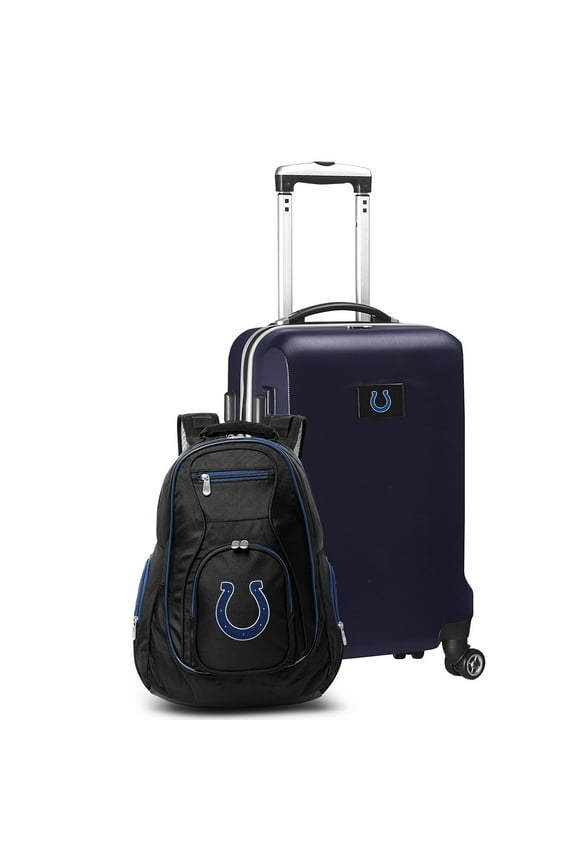 MOJO Navy Indianapolis Colts 2-Piece Backpack & Carry-On Set