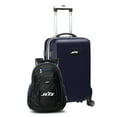 thumbnail image 1 of MOJO Navy New York Jets 2-Piece Backpack & Carry-On Set, 1 of 1