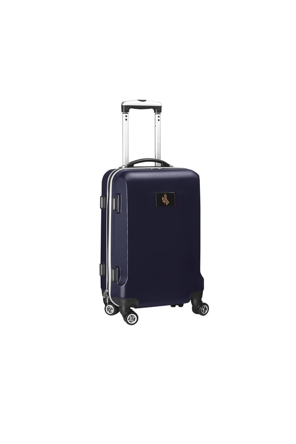 MOJO Navy Wyoming Cowboys 21" 8-Wheel Hardcase Spinner Carry-On Luggage