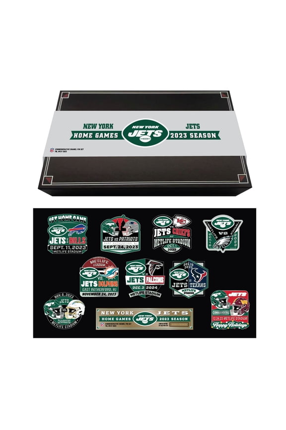 New York Jets 2023 Game Day Pin Collector Set