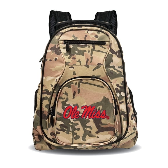 MOJO Ole Miss Rebels 19" Camo Premium Laptop Backpack