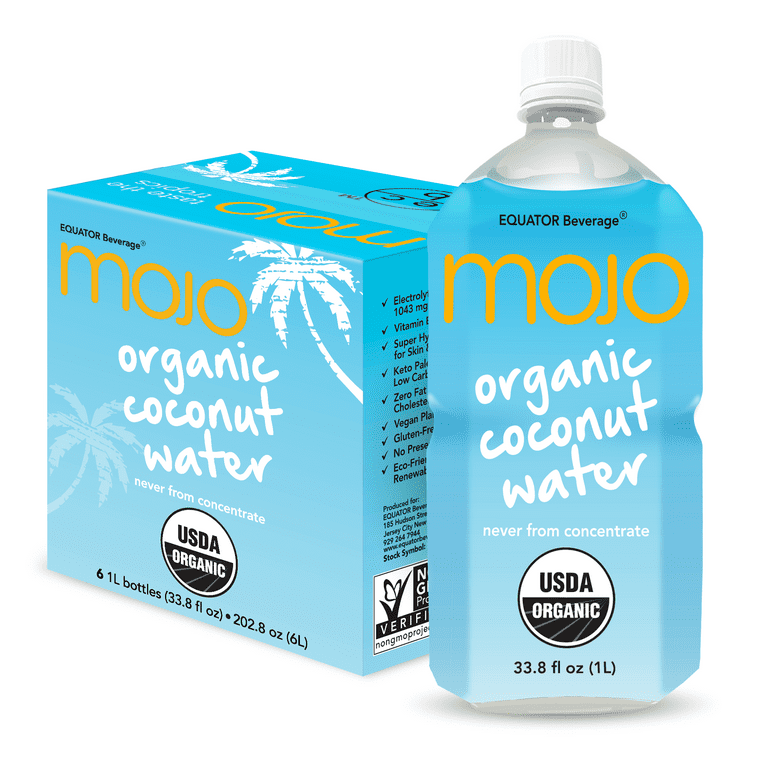 MOJO Organic Coconut Water Hydration Sports Drink, 47 OFF