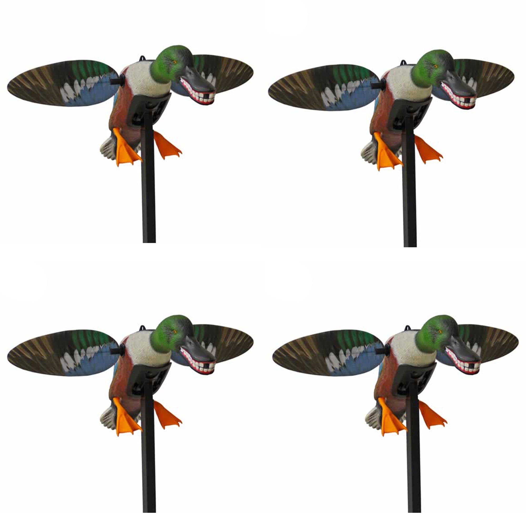 MOJO Outdoors Spoonzilla Shoveler Duck Decoy w/ Spinning Wings and Pole