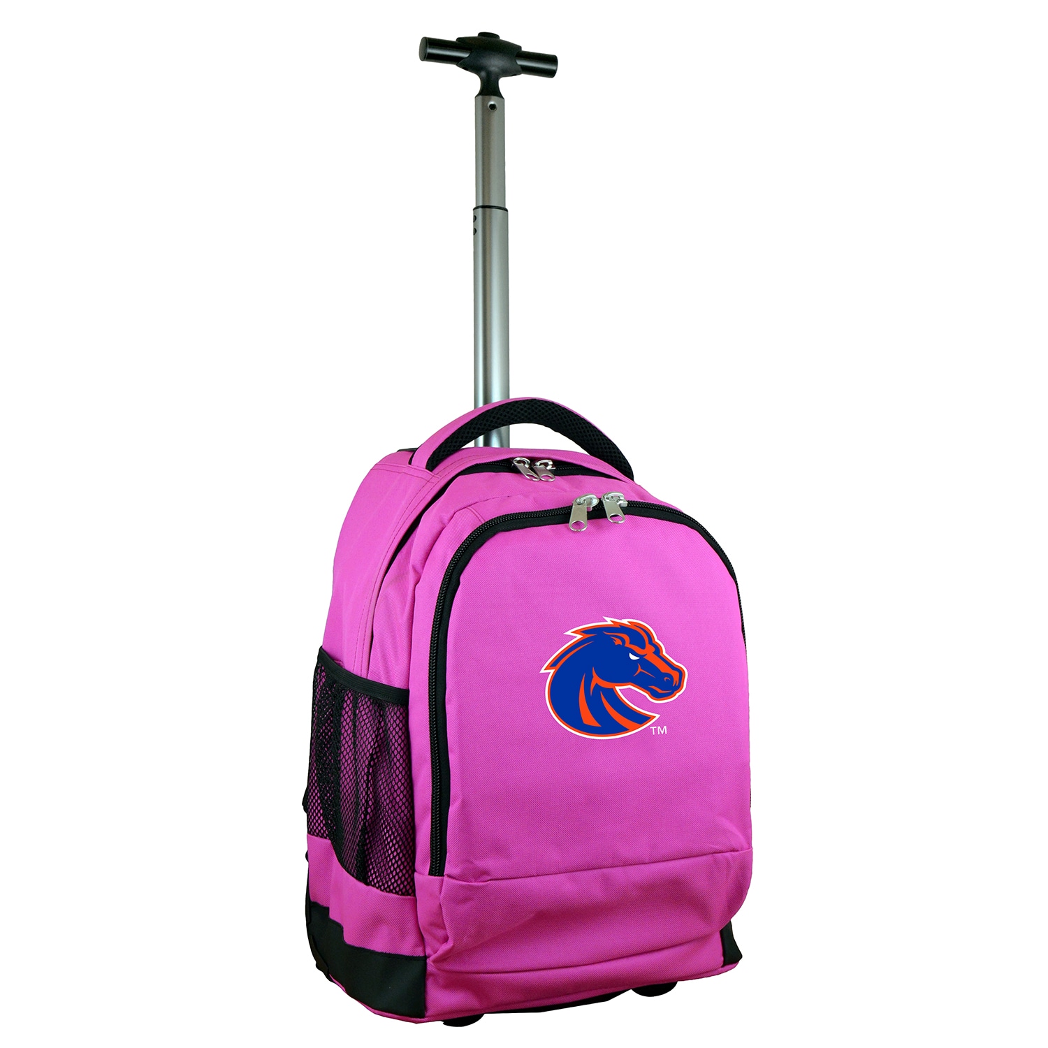 MOJO Pink Boise State Broncos 19'' Premium Wheeled Backpack - image 1 of 7