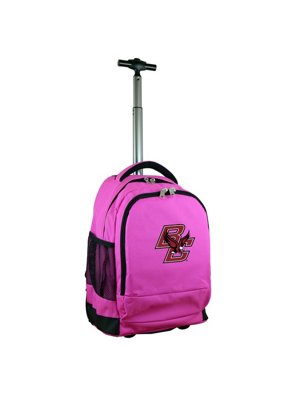 MOJO Pink Boston College Eagles 19'' Premium Wheeled Backpack