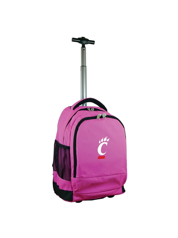 MOJO Pink Cincinnati Bearcats 19'' Premium Wheeled Backpack