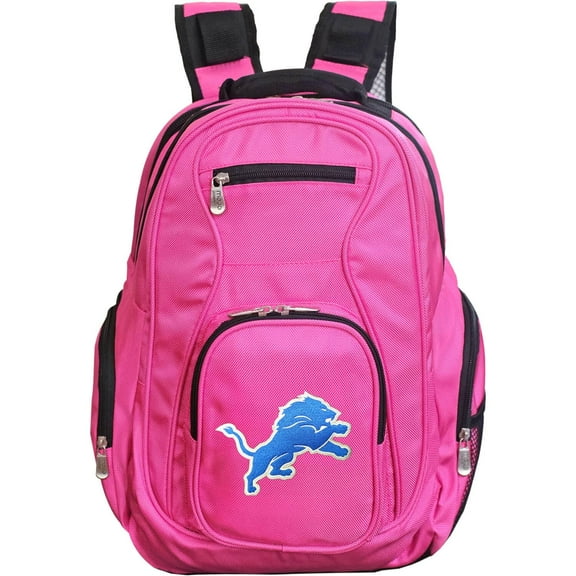 MOJO Pink Detroit Lions Premium Laptop Backpack