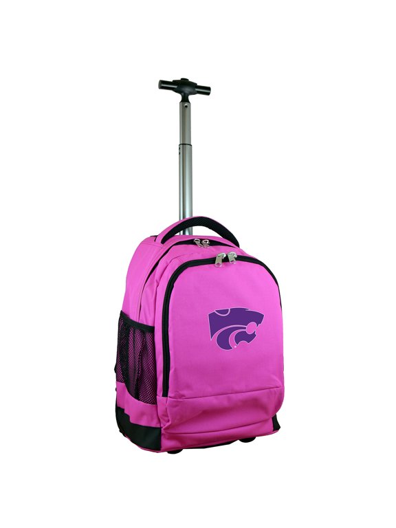 Pink Kansas State Wildcats 19'' Premium Wheeled Backpack