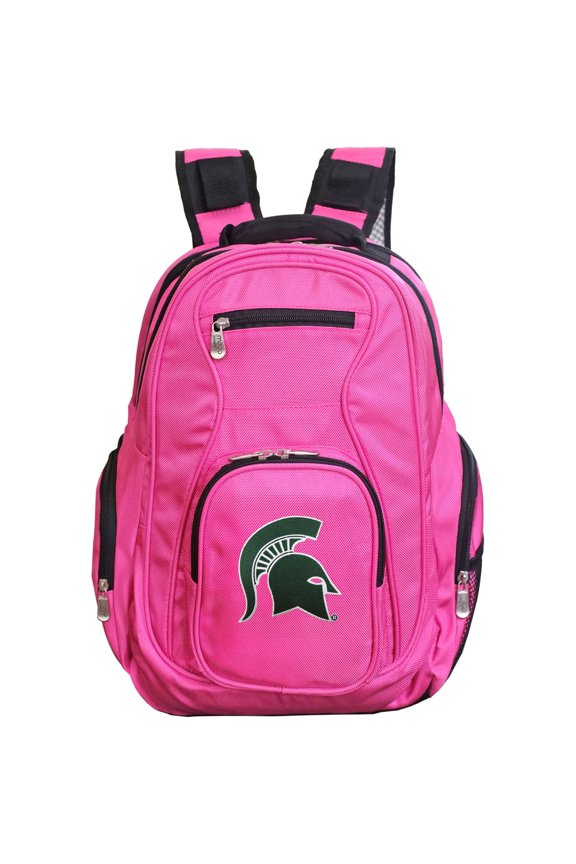Pink Michigan State Spartans Backpack Laptop