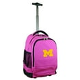 thumbnail image 1 of MOJO Pink Michigan Wolverines 19'' Premium Wheeled Backpack, 1 of 7