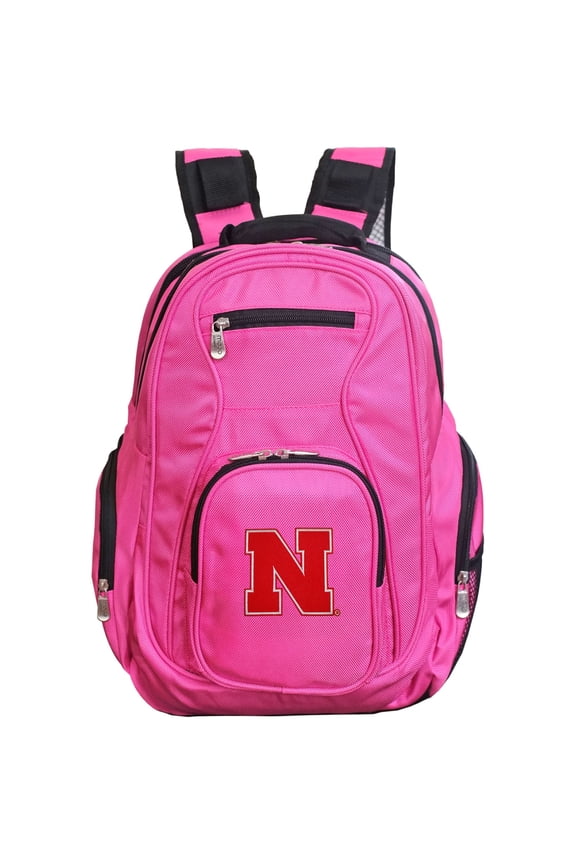MOJO Pink Nebraska Huskers Backpack Laptop