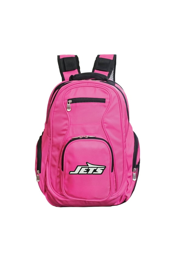 Pink New York Jets Premium Laptop Backpack