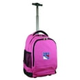 thumbnail image 1 of MOJO Pink New York Rangers 19'' Premium Wheeled Backpack, 1 of 7
