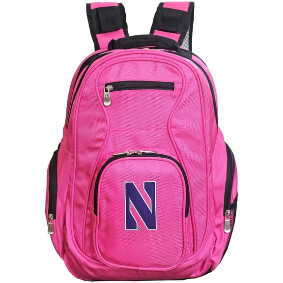 MOJO Pink Northwestern Wildcats 19" Premium Laptop Backpack