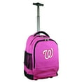 thumbnail image 1 of MOJO Pink Washington Nationals 19'' Premium Wheeled Backpack, 1 of 7