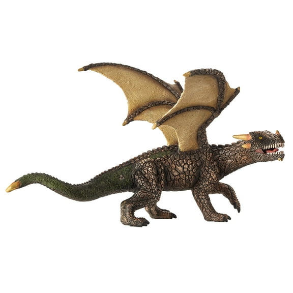 MOJO - Realistic Fantasy Figurine, Earth Dragon With Moving Jaw