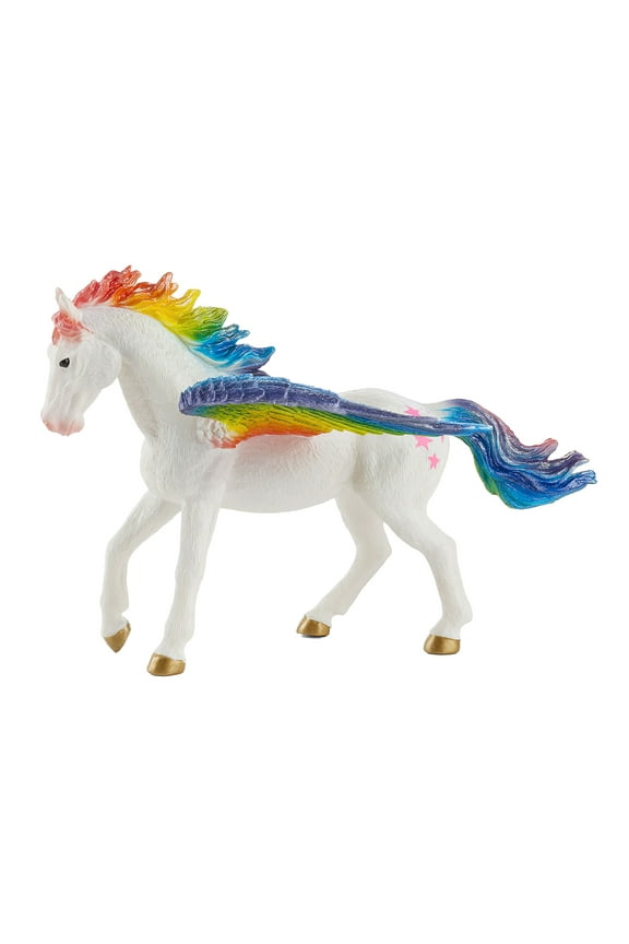 - Realistic Fantasy Figurine, Rainbow Pegasus