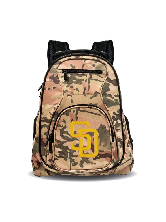 San Diego Padres 19" Camo Premium Laptop Backpack