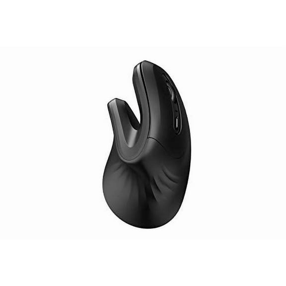 MOJO Perfect Grip Dual Mode Silent Vertical Mouse - Bluetooth / Wireless Optical Ergonomic Mouse w/Adjustable Sensitivity and Quiet Buttons