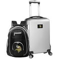 thumbnail image 1 of MOJO Silver Minnesota Vikings 2-Piece Backpack & Carry-On Set, 1 of 1