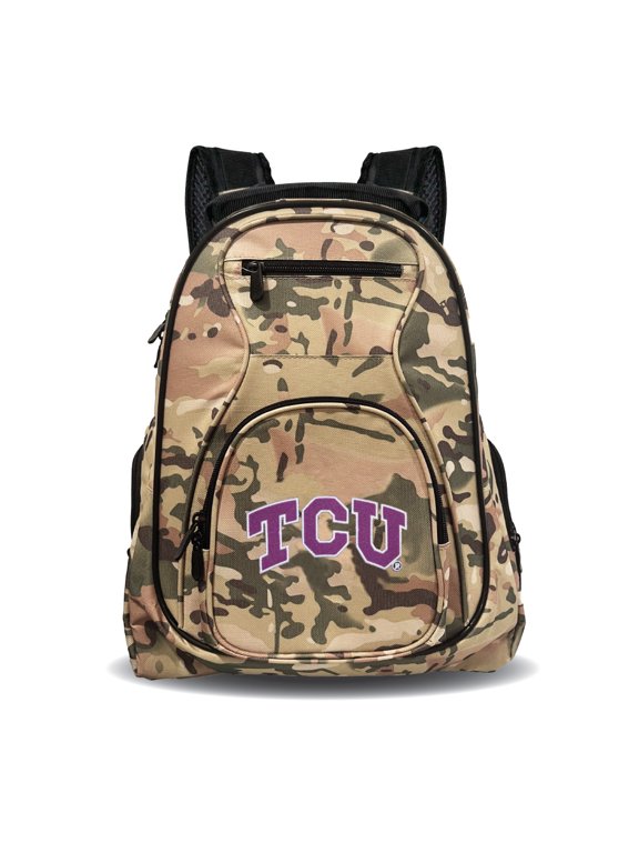 TCU Horned Frogs 19" Camo Premium Laptop Backpack