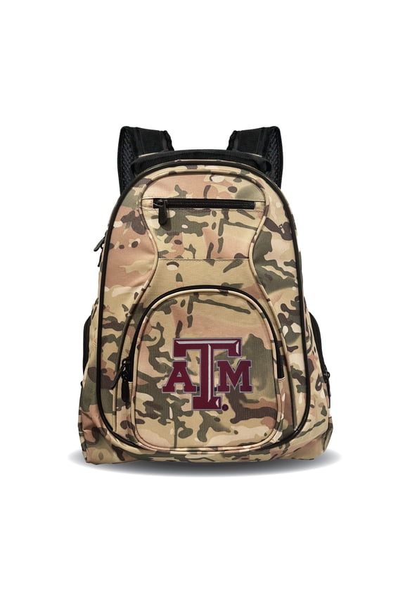 Texas A&M Aggies 19" Camo Premium Laptop Backpack