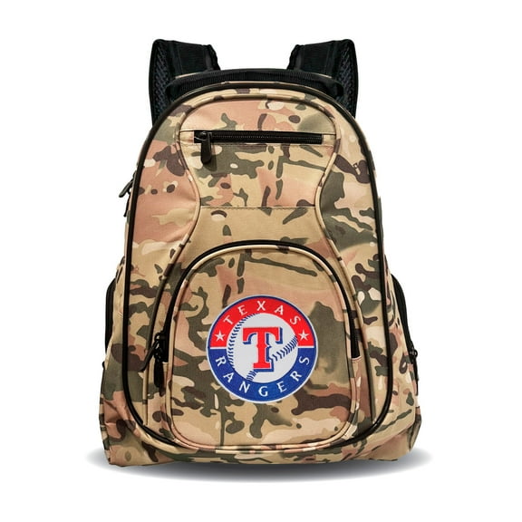 MOJO Texas Rangers 19" Camo Premium Laptop Backpack