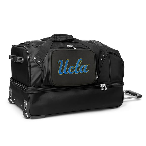 MOJO UCLA Bruins Black 27'' 2-Wheel Drop Bottom Rolling Duffel Bag