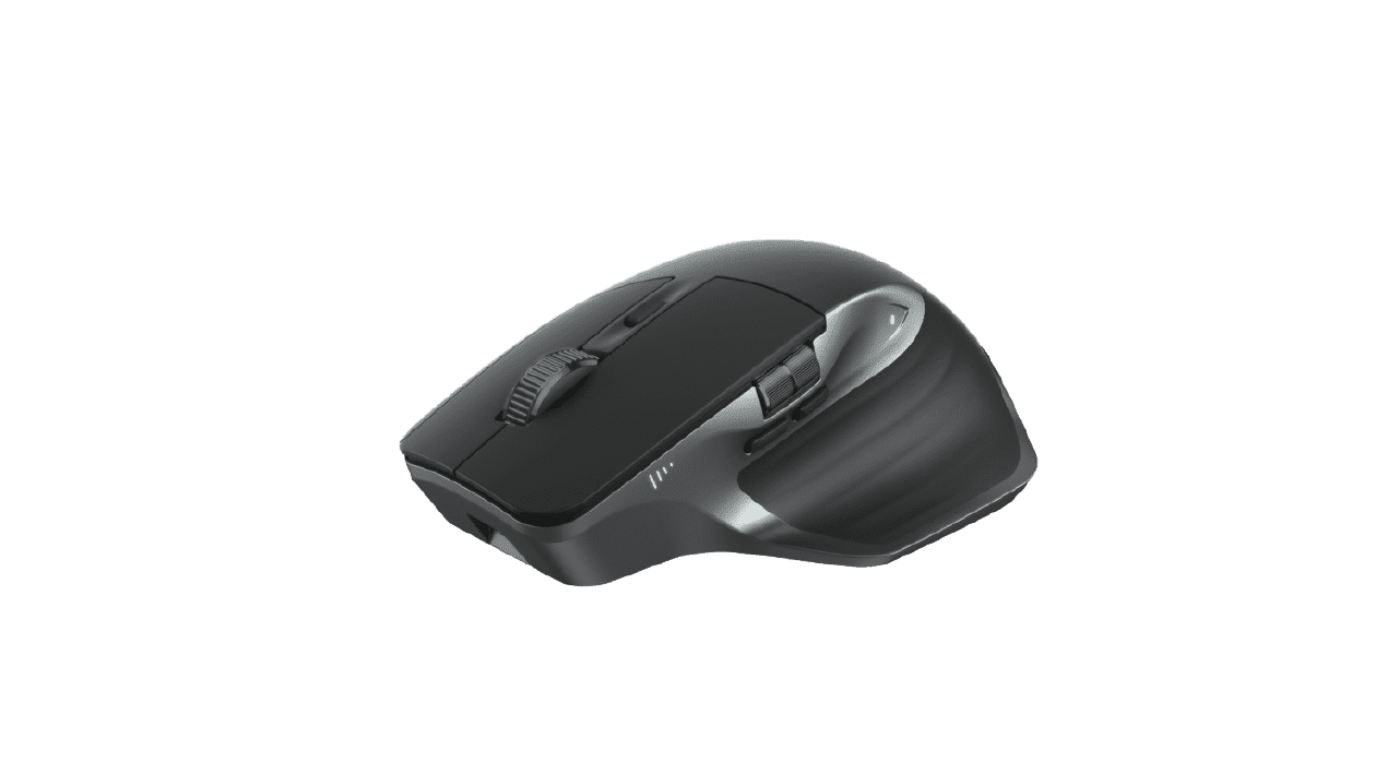 MOJO Ultimate Grip Silent Master Mouse - Rechargeable Bluetooth / Wireless Ergonomic Mouse w/ Adjustable Sensitivity and Quiet Buttons