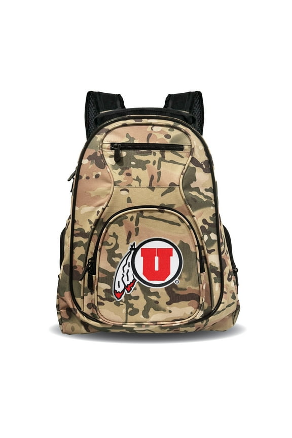 Utah Utes 19" Camo Premium Laptop Backpack