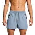 thumbnail image 1 of MOJOGO Men's Quick Dry Short Swim Trunks Casual Beach Shorts with Zipper Pockets Drawstring Loose Short Pants M, 1 of 9