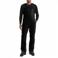 thumbnail image 1 of MOJOGO Men's Ski Overalls Zip Up Windproof Snow Pants Insulated Snowboarding Pants Winter Outdoor Thermal Wear with Multi Pockets Black XL, 1 of 9