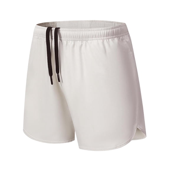 MOJOGO Men's Training Shorts Lightweight Quick Dry Athletic Workout Shorts Work Running Shorts with Rear Zipper Phone Pocket M