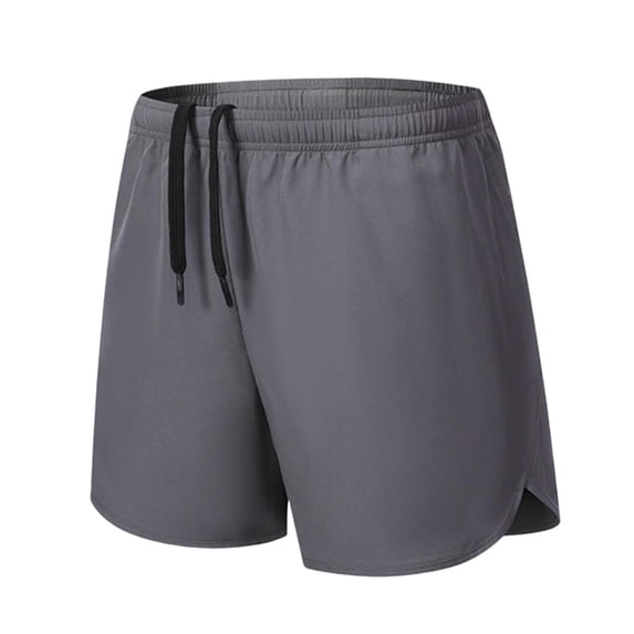 MOJOGO Men's Training Shorts Lightweight Quick Dry Athletic Workout Shorts Work Running Shorts with Rear Zipper Phone Pocket M