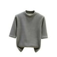 thumbnail image 1 of Mock Neck 3/4 Sleeve Tops for Women Casual Spring Summer Top Comfy Pullover Top Daily Outfits, 1 of 5