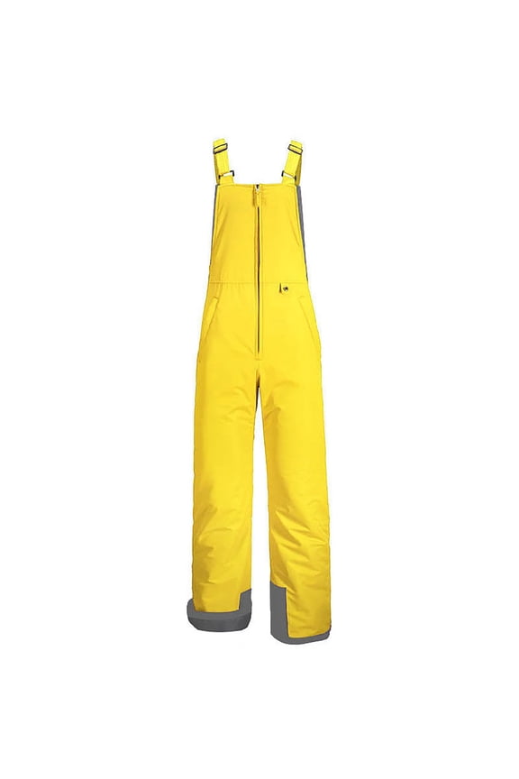 Snow Overalls for Men and Women Thermal Waterproof Zipper Ski Pants Windproof Insulated Snowboarding Pants for Winter Outdoor Activity