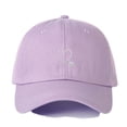 thumbnail image 1 of MOJOGO Unisex Baseball Cap Heart Embroidered Cotton Hat Vintage Adjustable Trucker Hats Matching Valentines Hat Purple, 1 of 2