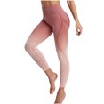 thumbnail image 1 of MOJOGO Women's Gradient Leggings Seamless High Waist Sportwear Stretchy Breathable Yoga Workout Pants S, 1 of 5