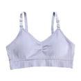 thumbnail image 1 of MOJOGO Women's Maternity Bra Open Front Breastfeeding Nursing Bras Ribbed Comfort Sleep Bra with Support L, 1 of 7