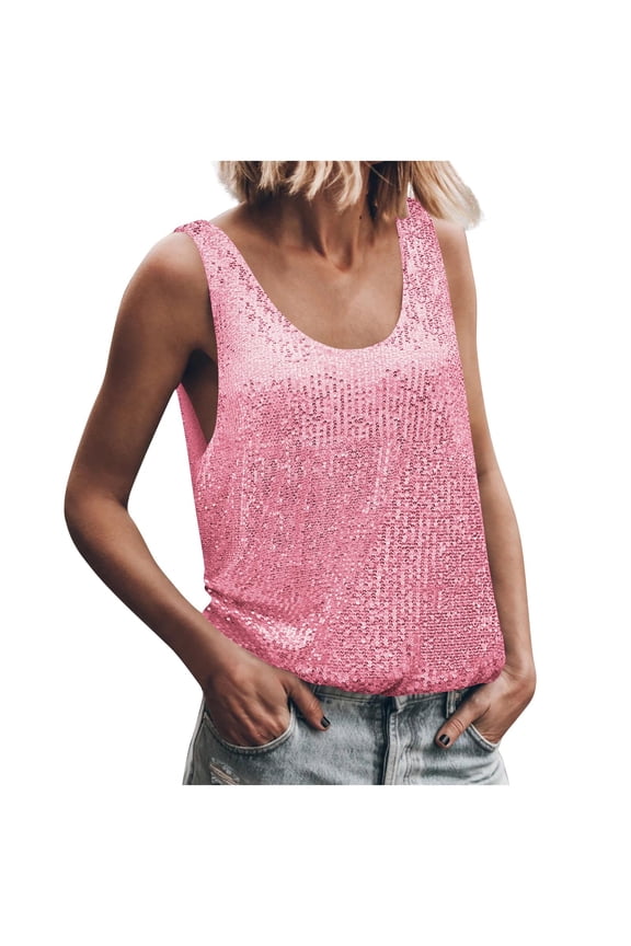 MOJOGO Women's Quick Dry Undershirts Summer Workout Tank Top Breathable Sleeveless Gym Fitness Tees Pink M