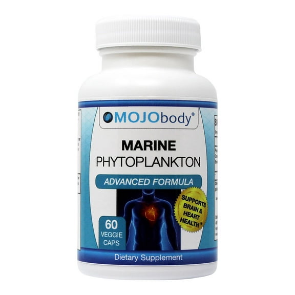 MOJObody Marine Phytoplankton, 60 Capsules