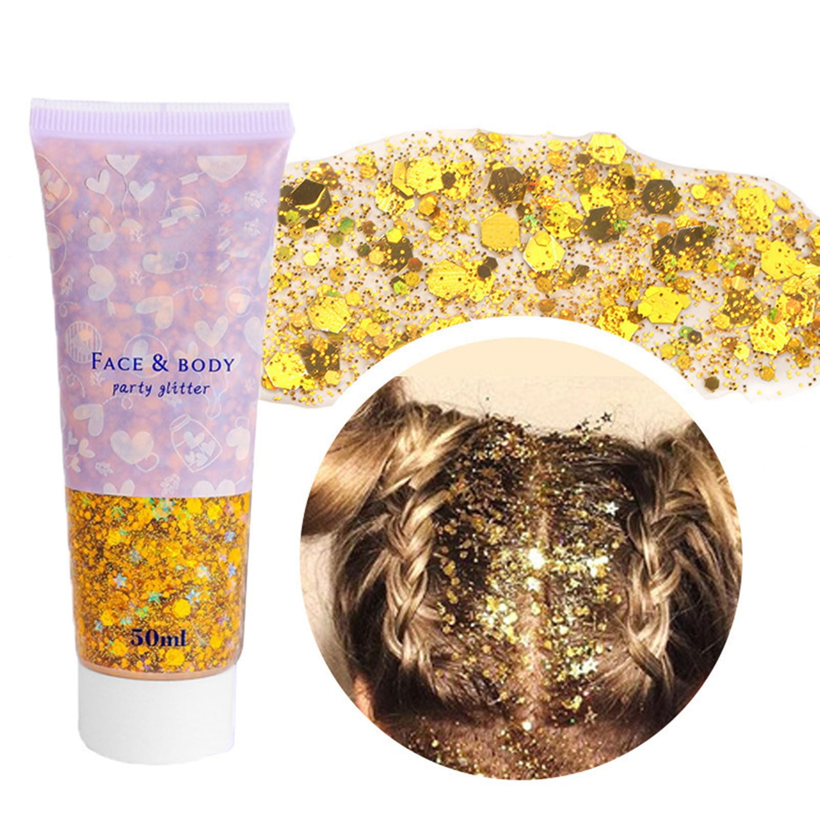 MOKINGTOP Monochrome Eye Shadow Purpose Flash Powder Pearl Sequins ...