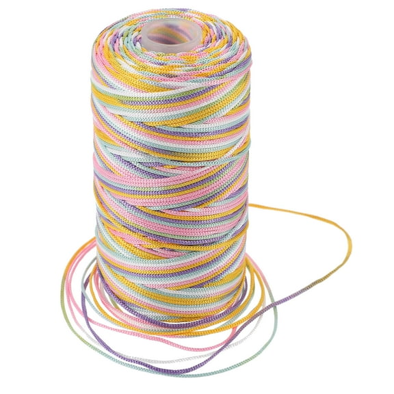 MOKKHNB 1 Roll of Hand Woven Crocheting Yarns Assorted Color for Decoration Knitting Materials