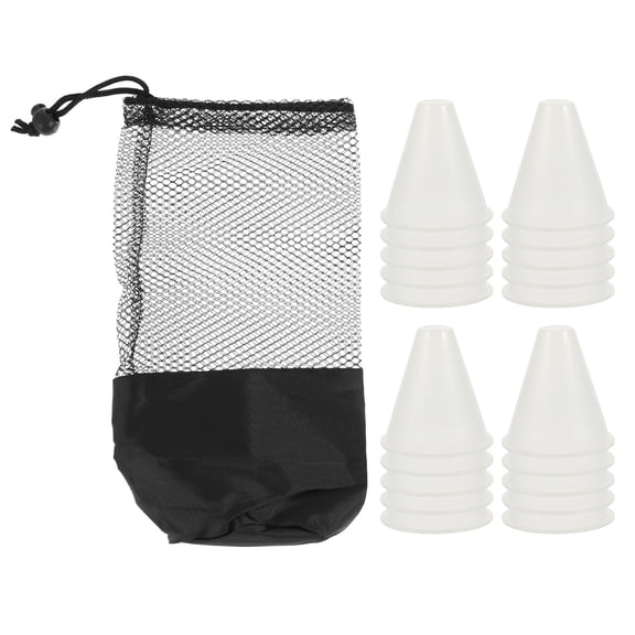 MOKKHNB 1 Set of Training Cone for Skating PE White Roller-skating Training Sports Enthusiasts