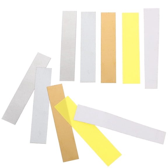MOKKHNB 10 Pcs Portable Electroplating Strips Small Strips For Conductivity Experiments For School Laboratory Use