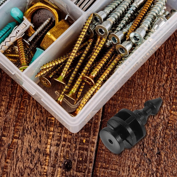 MOKKHNB 100Pcs Tail Light Plastic Clips Black Tail Lamp Positioning Pins for Precise Fitment and Easy Installation