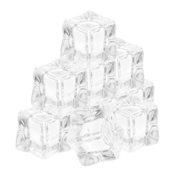 MOKKHNB 100pcs Fake Crushed Ice Rock Acrylic Clear Decoration Item for Home Party Tabletop Use