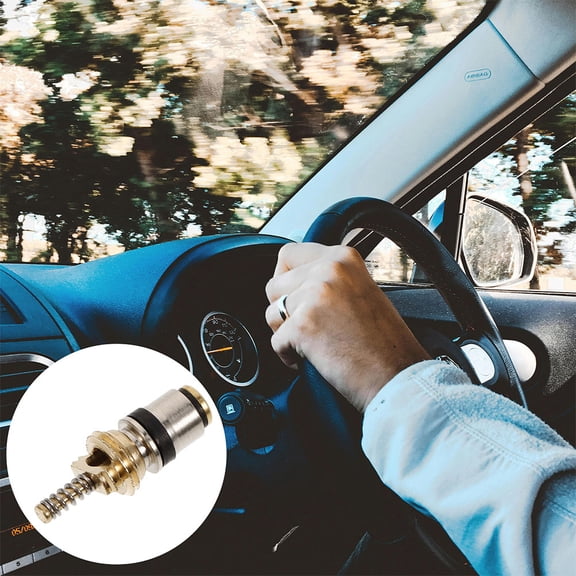 MOKKHNB 10Pcs Automotive Copper Valve Core for Vehicle Air Conditioner Durable and Compatible
